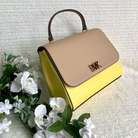 NWT MICHAEL KORS Mott Medium Leather Satchel - Picture 3 of 16